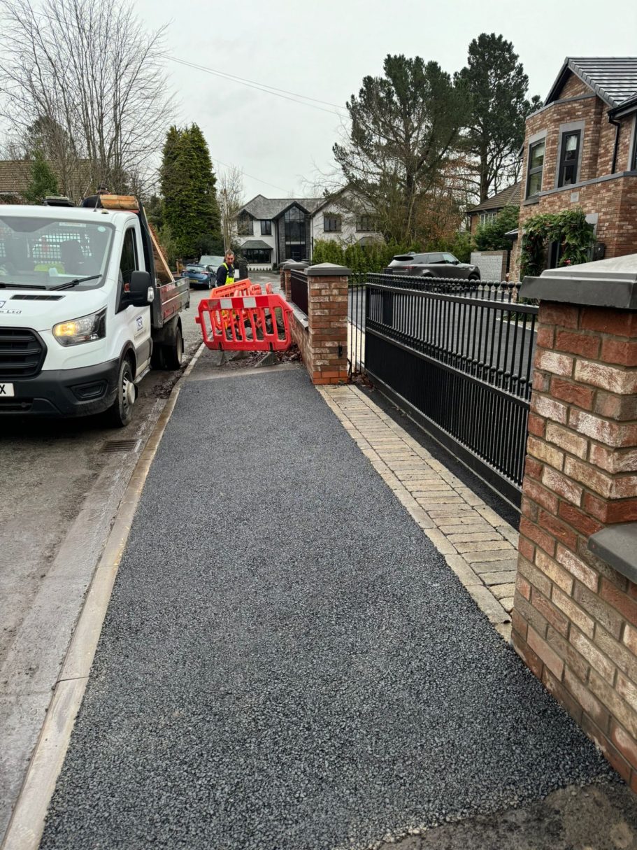 Tarmac The Area & Open Footpath